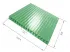 Сотовый поликарбонат 4 мм 2.1х12 м зелёный фото